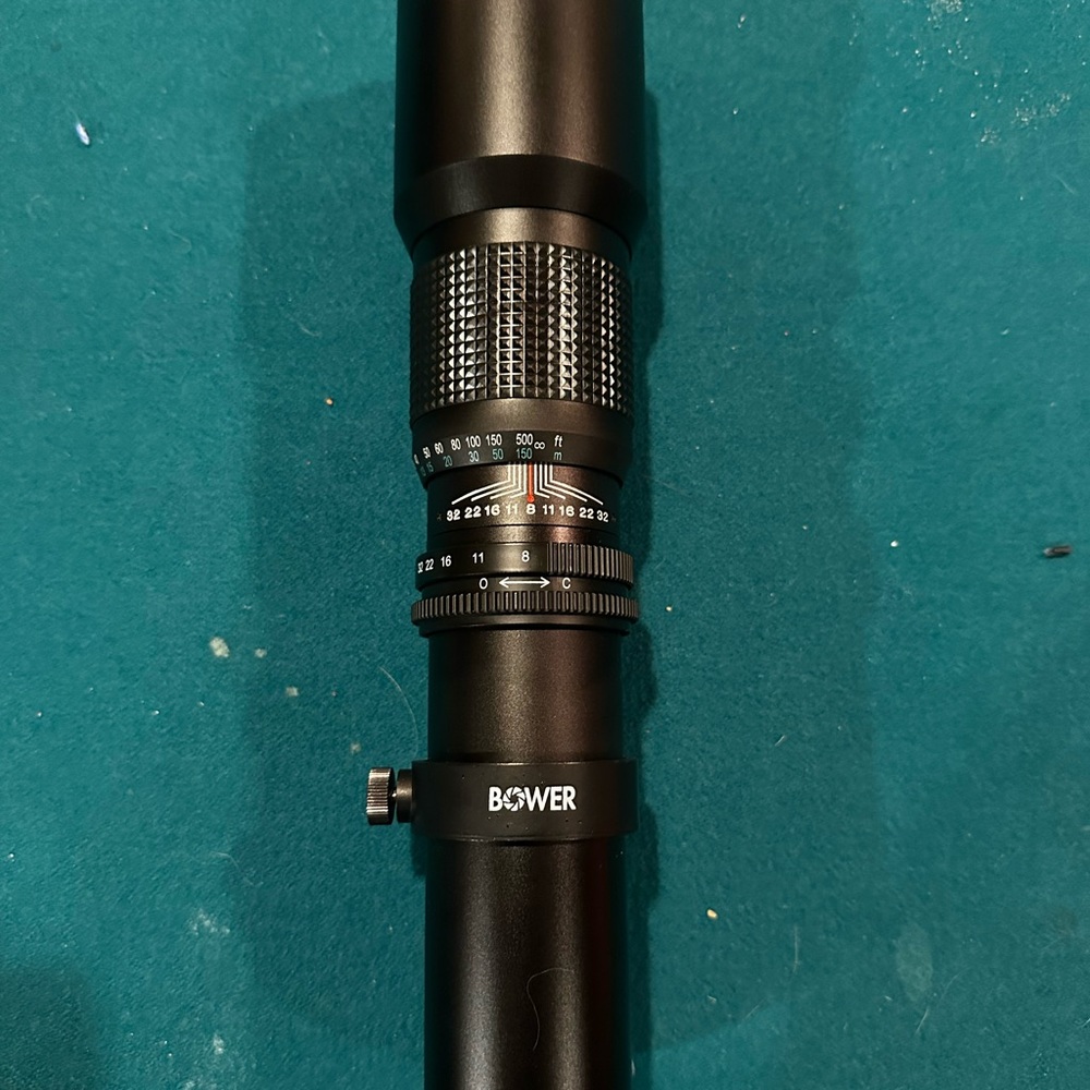 Black Telephoto Lens